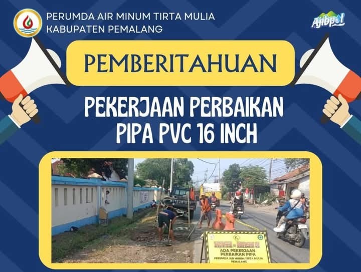 Perbaikan jaringan air bersih, warga pemalang diminta siaga 2