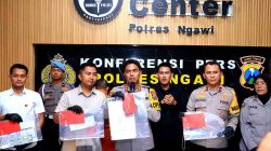Polres ngawi amankan pelaku penipuan mobil rental