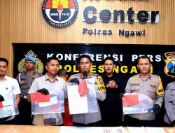 Polres Ngawi Amankan Pelaku Penipuan Mobil Rental