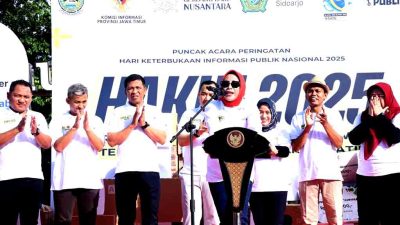Puncak peringatan hakin 2025 jatim di gelar di kabupaten sidoarjo