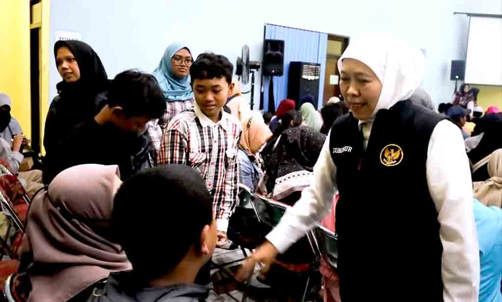 Sapa calon siswa sekolah rakyat di batu, gubernur khofifah beri kepastian pendidikan berbasis boarding school