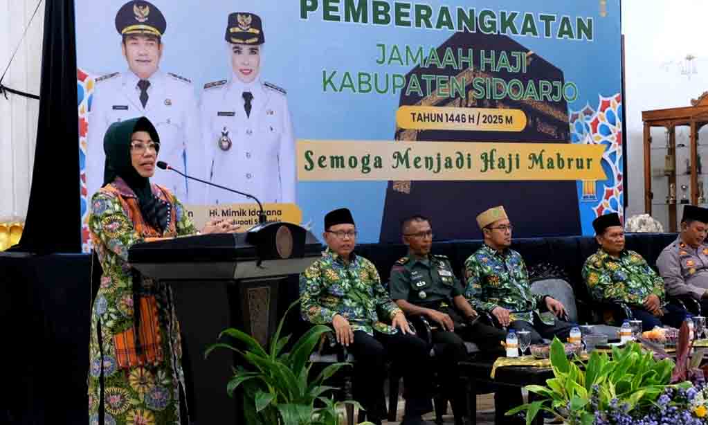 Sekda sidoarjo lepas calon jamaah haji 2