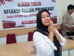 Seleksi calon kasi pelayanan desa setono, 12 peserta adu kepintaran dalam ujian 3