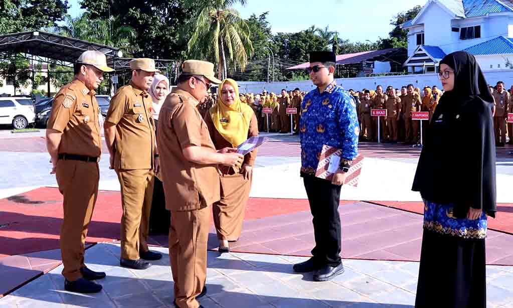 Serahkan surat keputusan cpns lingkup kab. takalar
