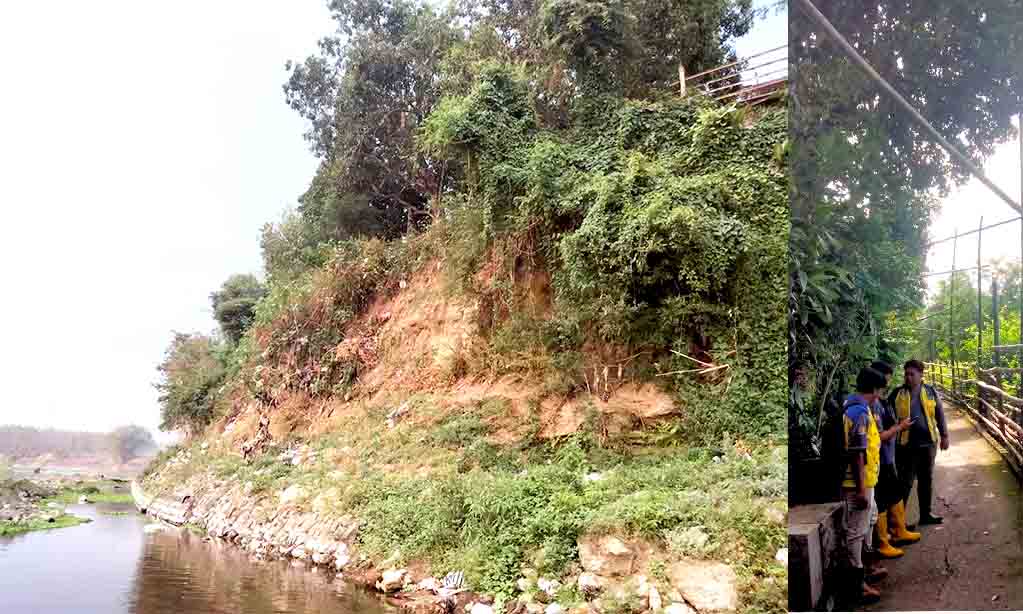 Tanggul bengawan solo di dusun sepreh mangkrak sejak 2011, warga was was terhadap ancaman banjir dan longsor