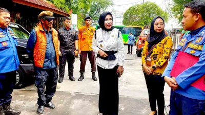 Wabup sidoarjo sidak kelayakan unit damkar di kantor bpbd kabupaten sidoarjo