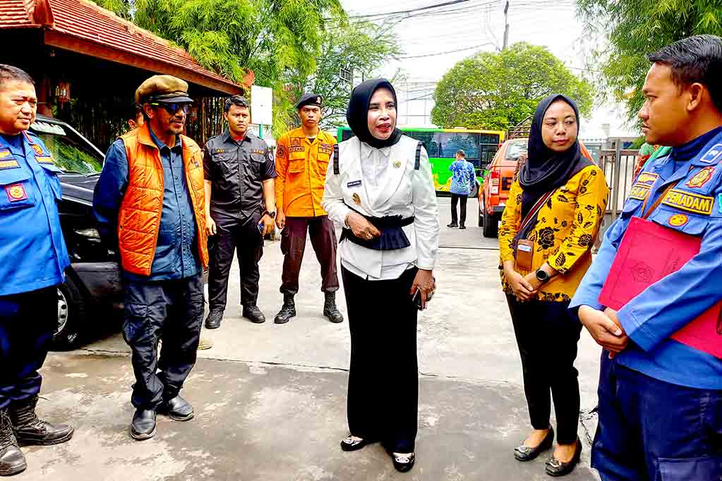 Wabup sidoarjo sidak kelayakan unit damkar di kantor bpbd kabupaten sidoarjo