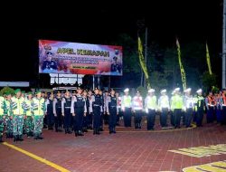 Amankan Malam 1 Suro, Polres Ngawi Gelar Patroli Skala Besar