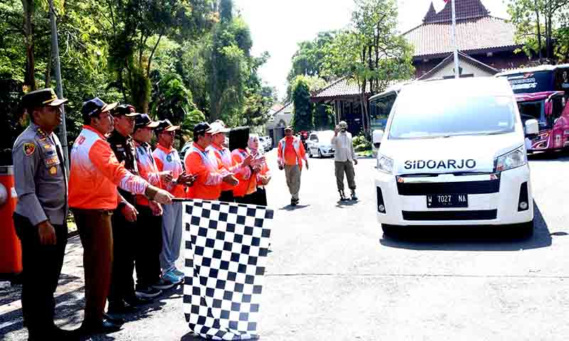 Atlet porprov jatim ix dilepas bupati dan didoakan kyai 2