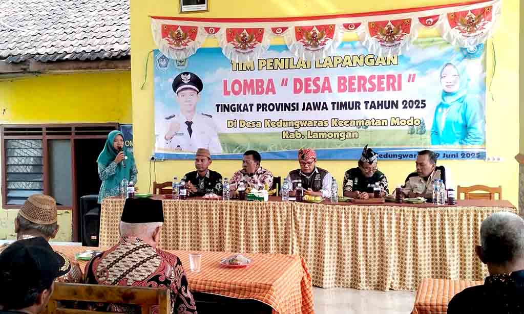 Desa kedungwaras wakili lamongan di ajang lomba desa berseri jawa timur 3