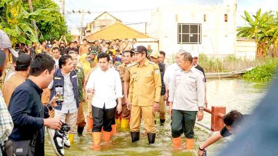 Emil Dardak Tinjau Wilayah Rawan Banjir dan Infrastruktur di Lamongan