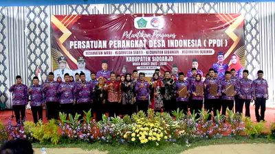 Empat ppdi kecamatan dilantik, wakil bupati pesan untuk melayani masyarakat dengan baik