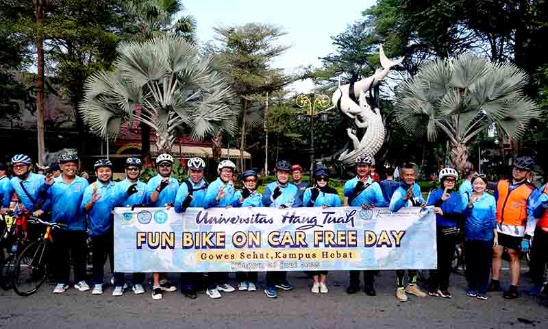 Fun bike on car free day