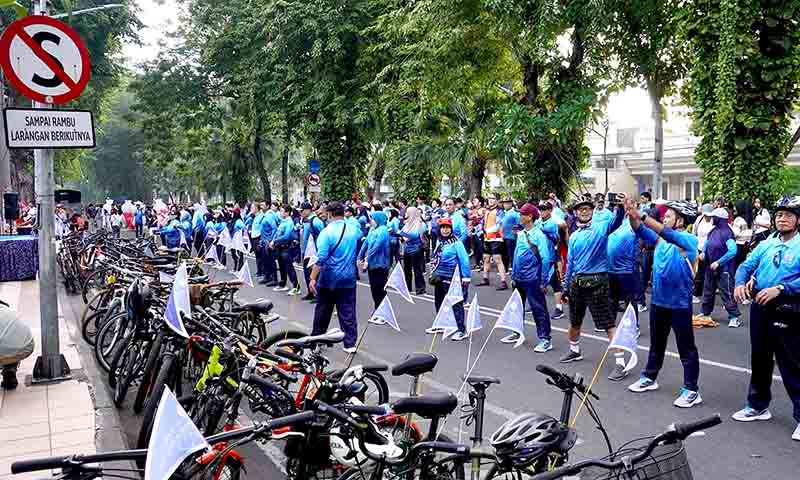 Fun bike on car free day 3