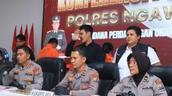 Polres Ngawi Berhasil Ungkap Kasus TPPO Dalih Adopsi 4 Tersangka Diamankan