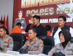 Polres Ngawi Berhasil Ungkap Kasus TPPO Dalih Adopsi 4 Tersangka Diamankan