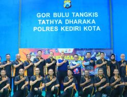 Meriahkan Hari Bhayangkara ke-79, Kapolres Kediri Kota Buka Turnamen Bulu Tangkis