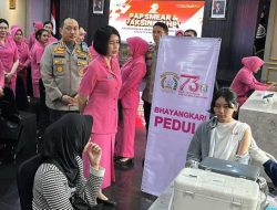 Hari Bhayangkara ke-79 dan HKGB ke-73, Polresta Malang Kota Beri Layanan Vaksin HPV Gratis Bagi Kaum Perempuan