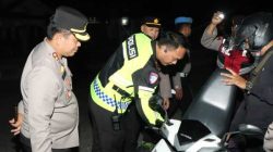 Polres Nganjuk Gelar Patroli SREG dan Penyekatan di Perbatasan Suroan Berjalan Kondusif