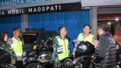 Patroli Bermotor Sinergitas TNI–Polri Amankan Malam 1 Suro di Kabupaten Magetan