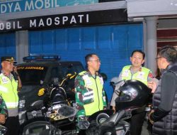 Patroli Bermotor Sinergitas TNI–Polri Amankan Malam 1 Suro di Kabupaten Magetan