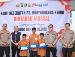 Kolaborasi Polres Kediri Kota Bersama RS Bhayangkara dan BTN Gelar Khitanan Gratis di Hari Bhayangkara ke -79