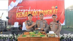 Personel Polres Kediri Naik Pangkat Jelang Hari Bhayangkara ke-79