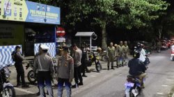 Polres Pelabuhan Tanjungperak Bersama TNI Gelar Patroli Skala Besar Pasca Pengesahan Warga Pesilat