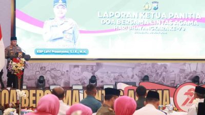 Polda Jatim Gelar Doa Bersama Lintas Agama Sambut Hari Bhayangkara ke – 79