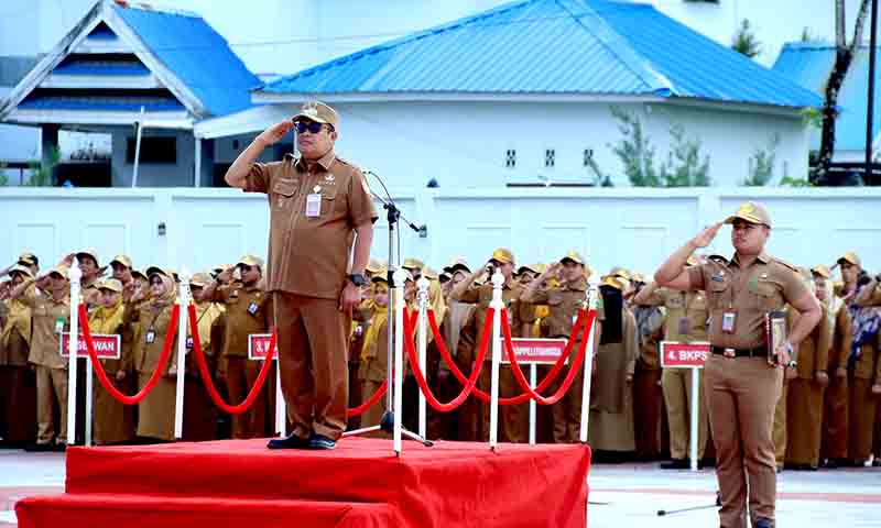 Irup pada upacara harganas ke 32 tahun 2025