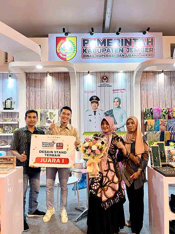 Jember sabet juara desain stand terbaik di bojonegoro