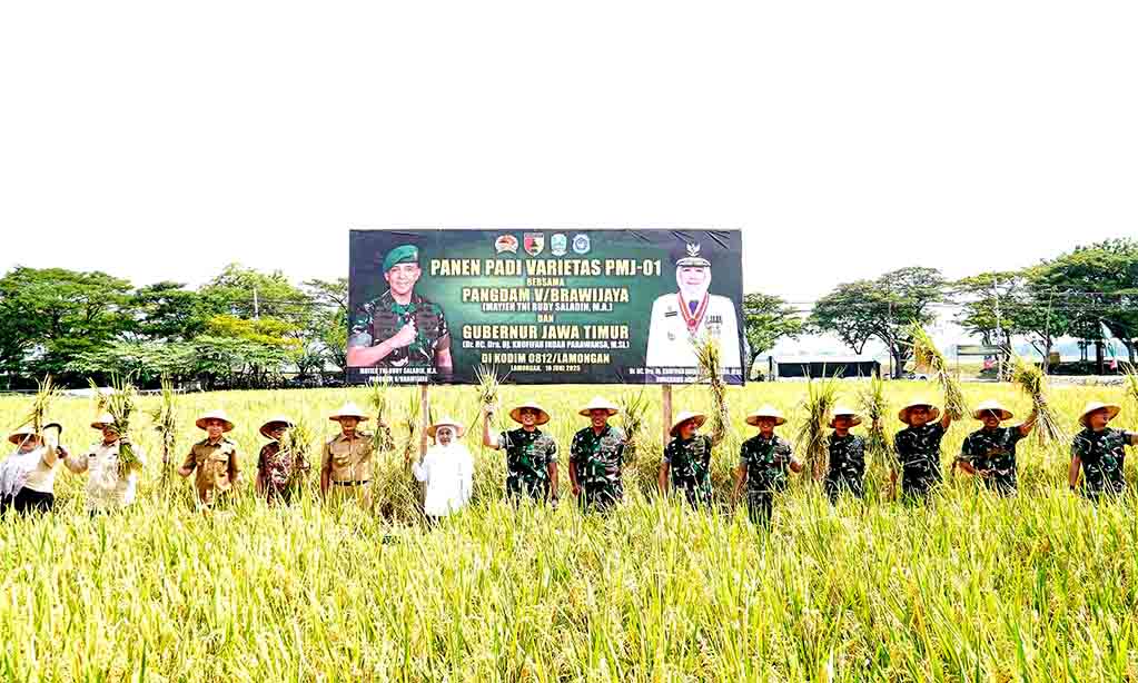 Kampung pandu lamongan diresmikan model pertanian terpadu tanpa limbah