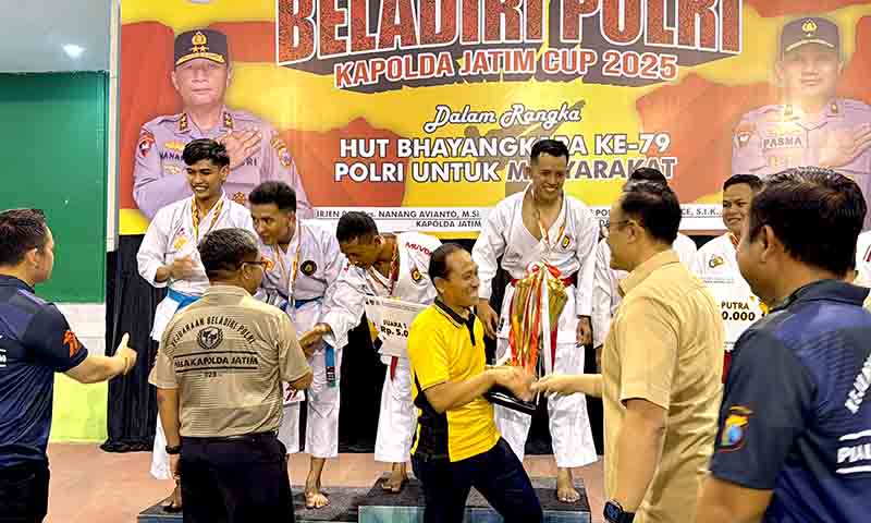 Kembali, polres ngawi raih juara 1 beladiri polri kapolda jatim cup 2025