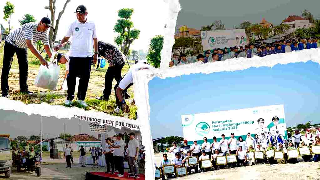 Lamongan serentak bersihkan sampah di hari lingkungan hidup sedunia 2025