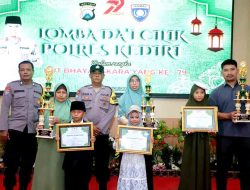 Polres Kediri Gelar Lomba Dai Cilik: Bentengi Generasi Muda dari Pengaruh Negatif Sejak Dini
