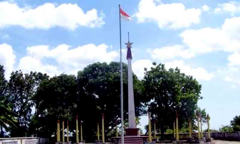 Monumen lapris di polongbangkeng simbol sejarah bagi para pejuang