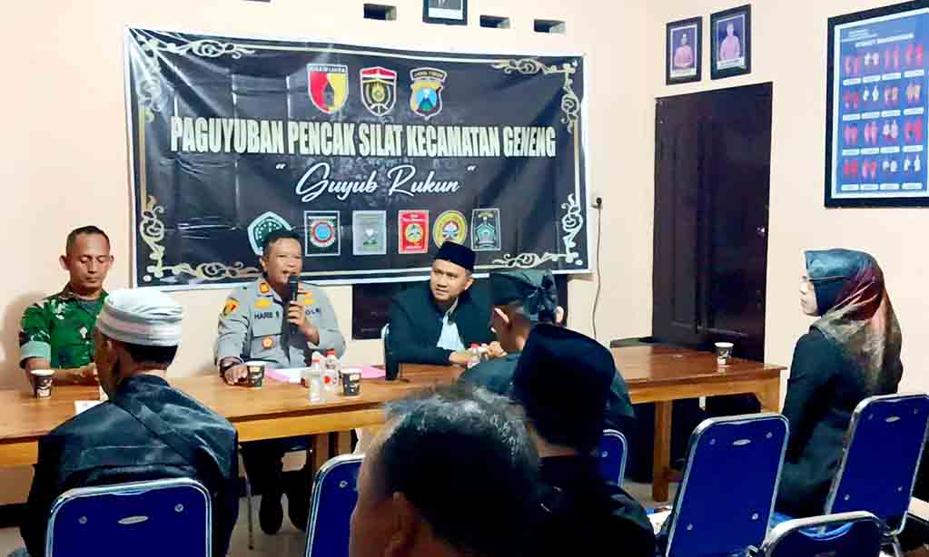 Paguyuban pencak silat di geneng ikut jaga ngawi