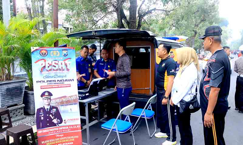 Pelayanan prima polres ngawi di cfd