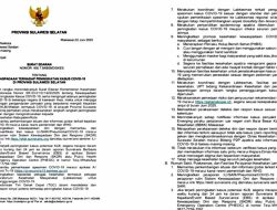 Pemprov Sulsel Terbitkan Surat Edaran Antisipasi Lonjakan Covid-19: Daerah Diminta Aktif Deteksi Dini dan Perkuat Kesiapan