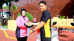 Polres Ngawi dan TNI Kompak Gelar Olahraga Bersama, Peringati Hari Bhayangkara ke-79 dan HKGB ke-73