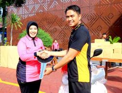 Polres Ngawi dan TNI Kompak Gelar Olahraga Bersama, Peringati Hari Bhayangkara ke-79 dan HKGB ke-73