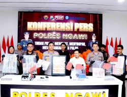 Polres Ngawi Berhasil Ungkap Peredaran Uang Palsu Lintas Provinsi