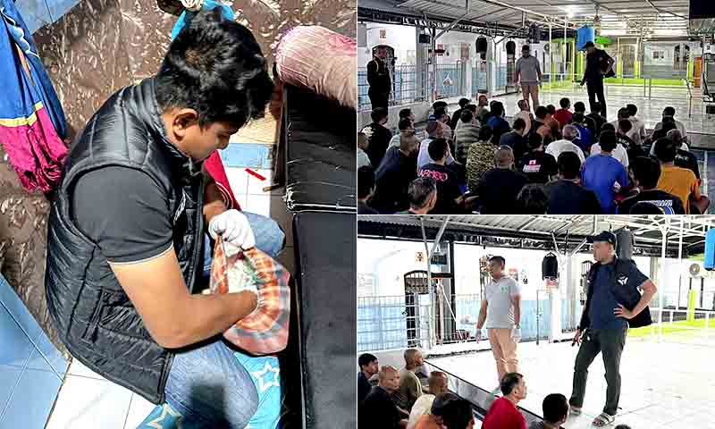 Razia malam hari, lapas ngawi temukan sejumlah barang terlarang di kamar warga binaan 1