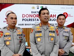 Sambut Hari Bhayangkara Ke-79, Polresta Sidoarjo Gelar Donor Darah untuk Kemanusiaan