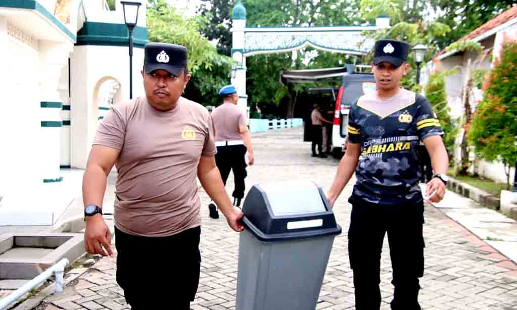 Sambut hari bhayangkara ke 79, polres sumenep gelar bakti religi