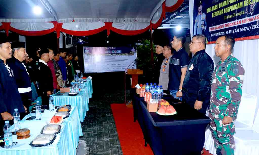 Sambut suran agung polisi fasilitasi paguyupan pencak silat ngawi gelar deklarasi damai