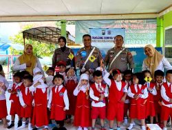 Satlantas Polres Kediri Gelar ‘Jajan Kelas’ Di TK Tauladan Pare
