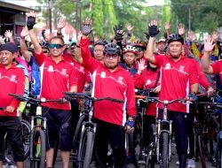 Sinergi Polri-Pemkab Takalar, Bupati Takalar Lepas Fun Bike Hari Bhayangkara ke-79 Kab. Takalar