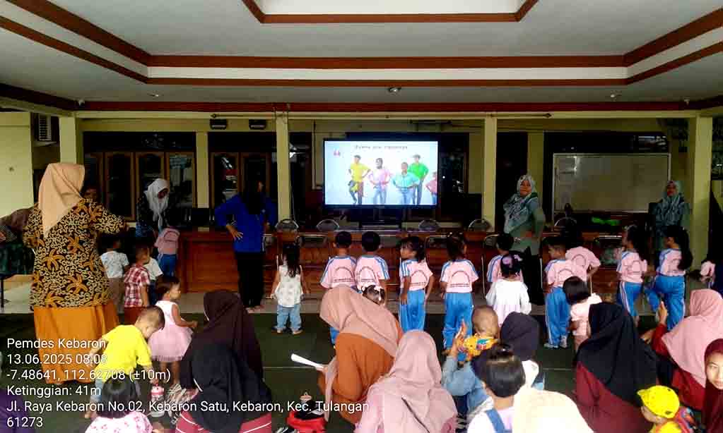 Taman posyandu kelas balita dan paud