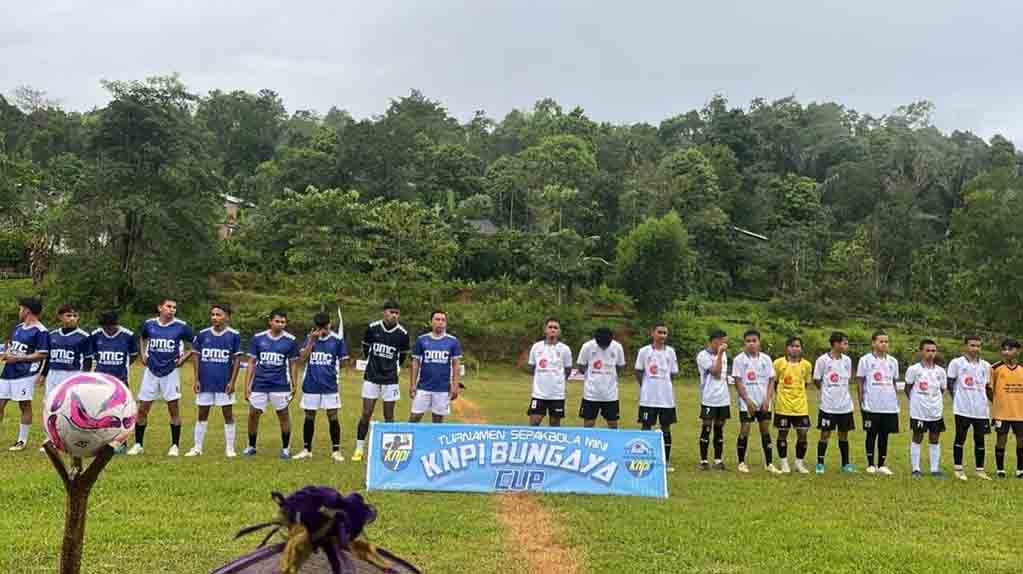 Turnamen sepak bola mini knpi bungaya cup resmi dimulai